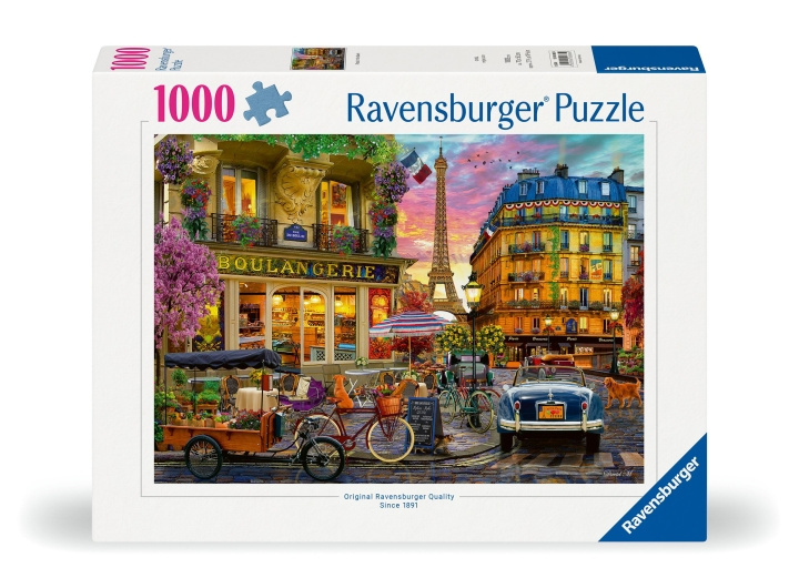 Ravensburger Puslespil Paris ved daggry 1000p (12000885) i gruppen SPORT, FRITID & HOBBY / Hobby / Puslespil hos TP E-commerce Nordic AB (C86589)