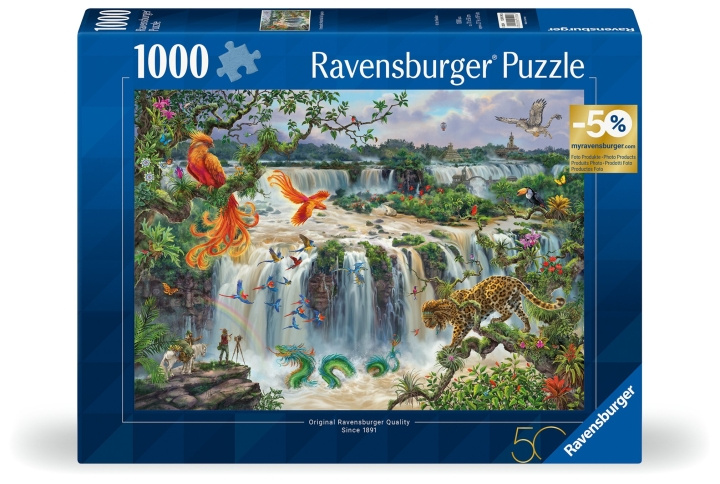 Ravensburger Puslespil Vandfald Iguazu 1000p (12001090) i gruppen SPORT, FRITID & HOBBY / Hobby / Puslespil hos TP E-commerce Nordic AB (C86590)