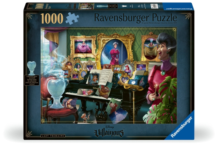 Ravensburger Puslespil Villainous Lady Tremaine 1000p (12001126) i gruppen SPORT, FRITID & HOBBY / Hobby / Puslespil hos TP E-commerce Nordic AB (C86593)
