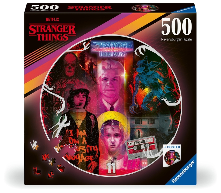 Ravensburger Puslespil Circle Of Colors Stranger Things 500p (12001227) i gruppen LEGETØJ, BØRN & BABY / Legetøj / børns puslespil hos TP E-commerce Nordic AB (C86597)