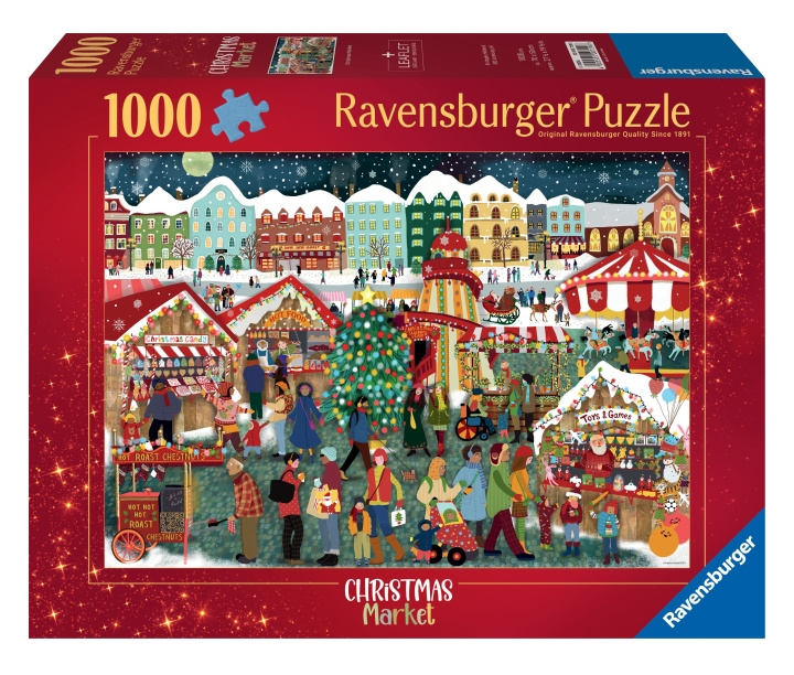 Ravensburger Puslespil Julemarked 1000p (12000729) i gruppen SPORT, FRITID & HOBBY / Hobby / Puslespil hos TP E-commerce Nordic AB (C86605)