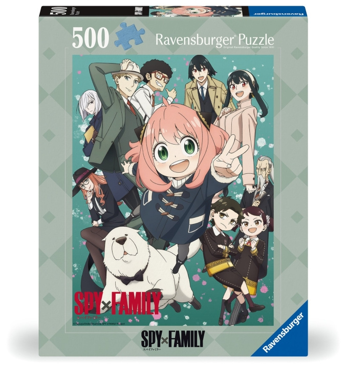 Ravensburger Puslespil Spy X Family 500p (12001198) i gruppen LEGETØJ, BØRN & BABY / Legetøj / børns puslespil hos TP E-commerce Nordic AB (C86652)