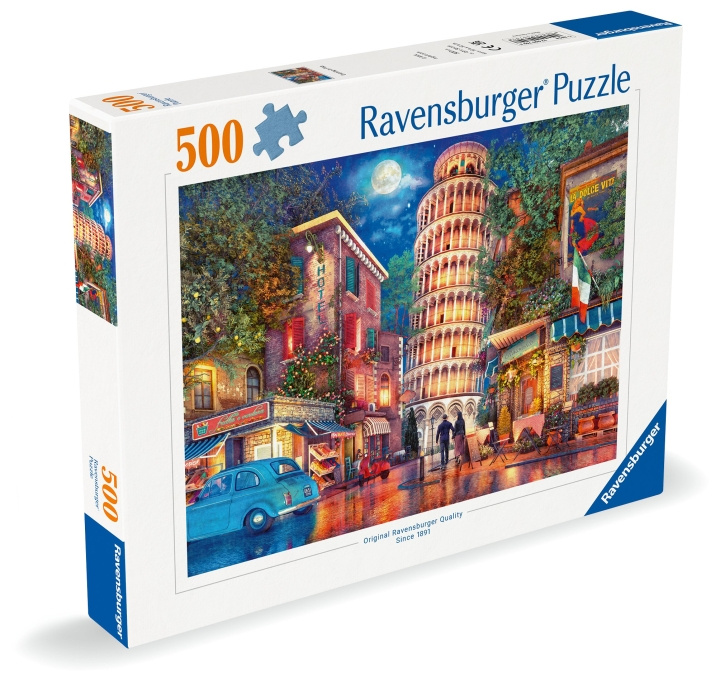 Ravensburger Puslespil Streets Of Pisa 500p (12000709) i gruppen SPORT, FRITID & HOBBY / Hobby / Puslespil hos TP E-commerce Nordic AB (C86695)