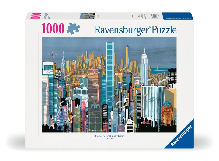 Ravensburger Puslespil I Am New York 1000p (12000784) i gruppen SPORT, FRITID & HOBBY / Hobby / Puslespil hos TP E-commerce Nordic AB (C86697)