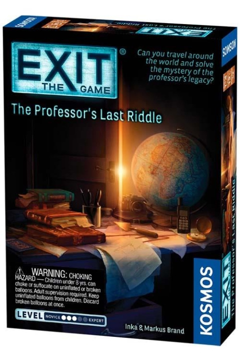 Exit: Escape Room 19: The Professor\'s Last Riddle (EN) (KOS1808) i gruppen LEGETØJ, BØRN & BABY / Spil / Brætspil hos TP E-commerce Nordic AB (C86734)