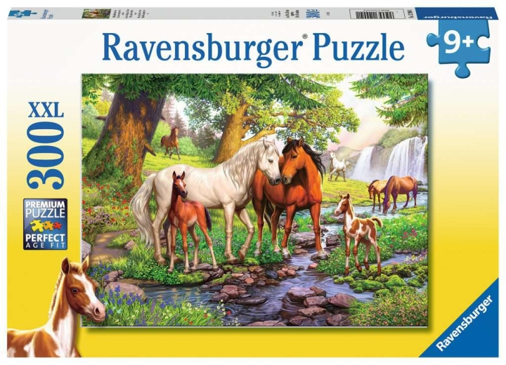 Ravensburger Heste ved åen 300p - 12904 i gruppen LEGETØJ, BØRN & BABY / Legetøj / børns puslespil hos TP E-commerce Nordic AB (C86771)