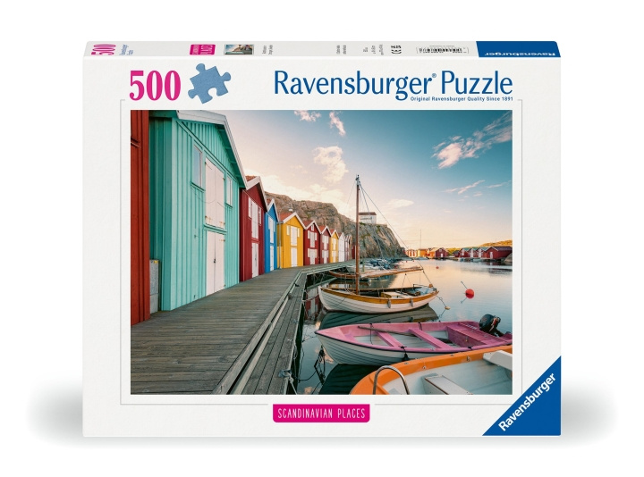 Ravensburger Puslespil Bådhuse i Smogen 500p (12000847) i gruppen SPORT, FRITID & HOBBY / Hobby / Puslespil hos TP E-commerce Nordic AB (C86776)