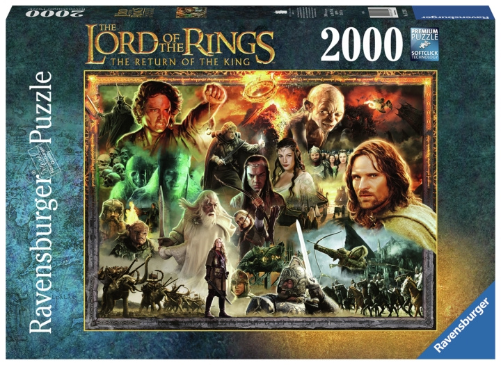 Ravensburger Ringenes Herre - Kongen vender tilbage 2000p - (10217293) i gruppen SPORT, FRITID & HOBBY / Hobby / Puslespil hos TP E-commerce Nordic AB (C86803)