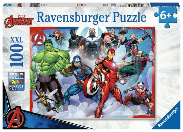 Ravensburger Marvel Avengers Assemble XXL Puslespil - 100 brikker (10110808) i gruppen LEGETØJ, BØRN & BABY / Legetøj / børns puslespil hos TP E-commerce Nordic AB (C86807)