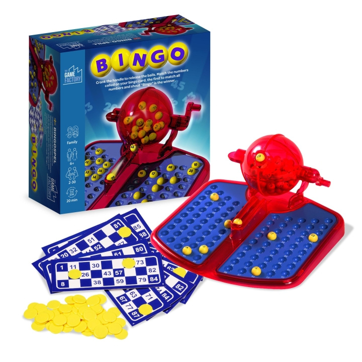 The Game Factory Bingo (207002) i gruppen LEGETØJ, BØRN & BABY / Spil / Brætspil hos TP E-commerce Nordic AB (C87091)