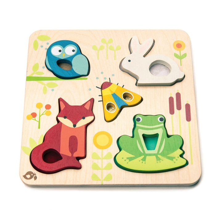 Tender Leaf Puslespil 5 dele - Touchy Feely Animals - (TL8417) i gruppen LEGETØJ, BØRN & BABY / Legetøj / børns puslespil hos TP E-commerce Nordic AB (C87271)