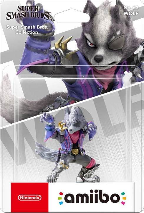 Amiibo Nintendo Amiibo Wolf (Smash Bros Collection) i gruppen HJEMMEELEKTRONIK / Spilkonsoller og tilbehør / Nintendo Switch / Tilbehør hos TP E-commerce Nordic AB (C87450)