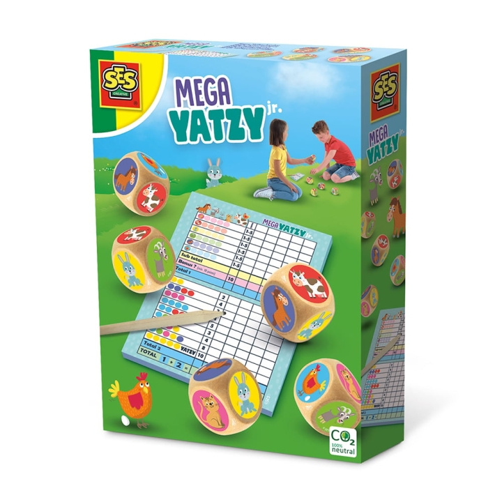 SES Creative Spil - Yatzy - Mega Junior - (S02294) i gruppen LEGETØJ, BØRN & BABY / Spil / Udendørs spil hos TP E-commerce Nordic AB (C87927)