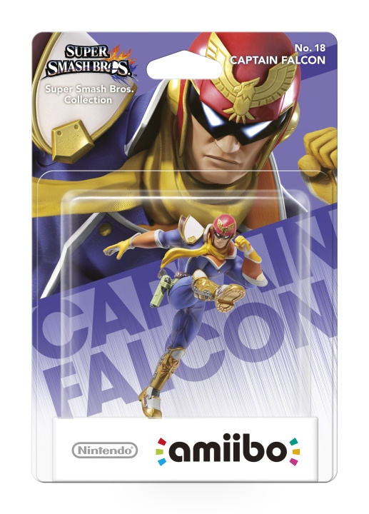 Nintendo Amiibo-figur Kaptajn Falcon i gruppen HJEMMEELEKTRONIK / Spilkonsoller og tilbehør / Nintendo Switch / Tilbehør hos TP E-commerce Nordic AB (C87982)