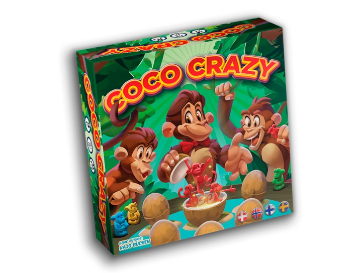 Board games Coco Crazy (Nordisk) i gruppen LEGETØJ, BØRN & BABY / Spil / Brætspil hos TP E-commerce Nordic AB (C88487)