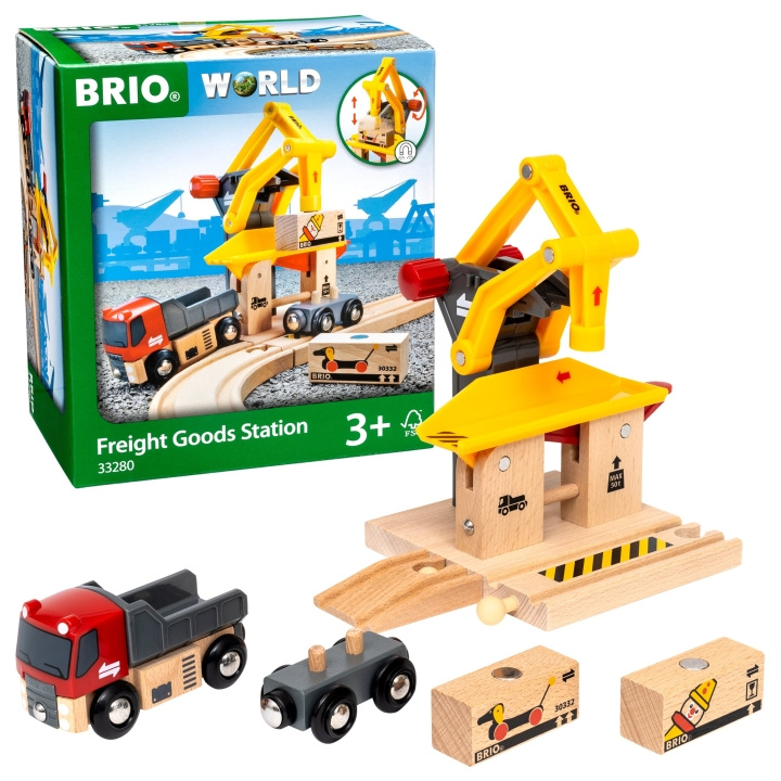 BRIO Station for godstransport (33280) i gruppen LEGETØJ, BØRN & BABY / Legetøj / Bygge legesager / Brio togbaner hos TP E-commerce Nordic AB (C89029)