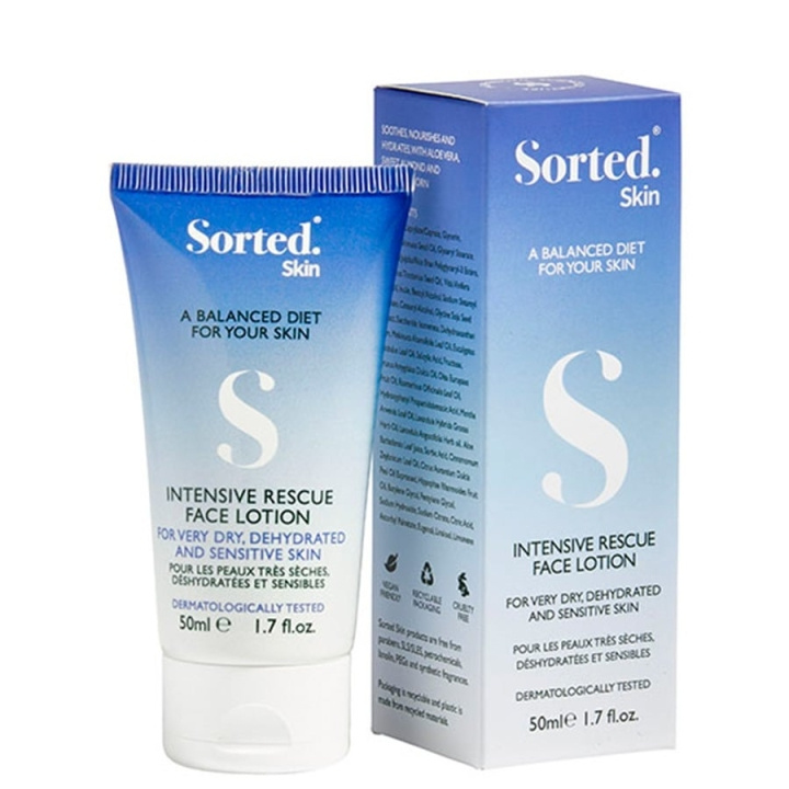 Sorted Skin Intensive Rescue Face Lotion 50 ml i gruppen SKØNHED & HELSE / Hudpleje / Ansigt / Dagcreme hos TP E-commerce Nordic AB (C89632)