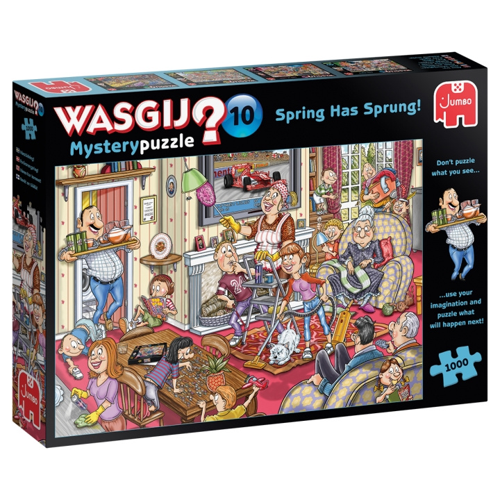 Wasgij Mysterium 10 - Foråret er sprunget! (1000 brikker) (1119801825) i gruppen SPORT, FRITID & HOBBY / Hobby / Puslespil hos TP E-commerce Nordic AB (C89706)
