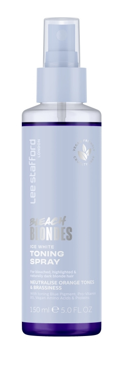 Lee Stafford Bleach Blondes Ice White Tone Correcting Conditioning Spray 150 ml i gruppen SKØNHED & HELSE / Hår og styling / Hårpleje / Balsam spray /Leave-in hos TP E-commerce Nordic AB (C89791)