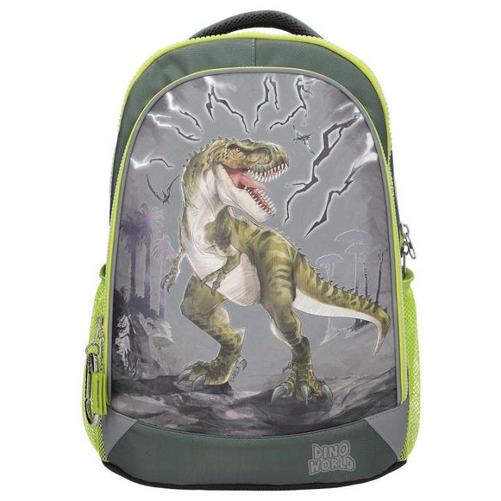 Dino World Skolerygsæk REFLECTOR ( 0411759 ) i gruppen LEGETØJ, BØRN & BABY / Rejse / Børnetasker / Rygsække hos TP E-commerce Nordic AB (C90434)