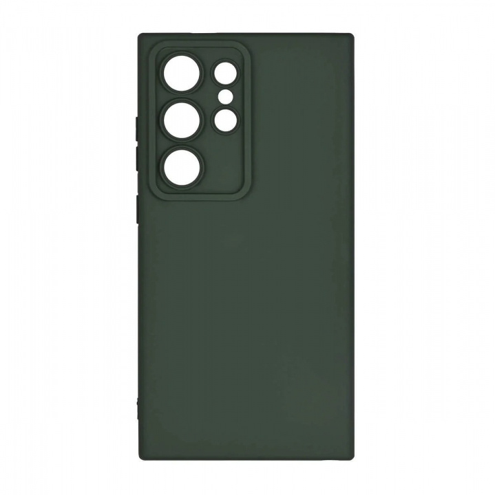 Onsala Backcover Sil Touch Samsung S24 Ultra 5G Olive Green i gruppen SMARTPHONES & TABLETS / Mobil Beskyttelse / Samsung hos TP E-commerce Nordic AB (C90741)