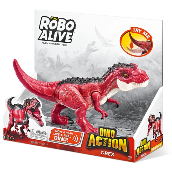Roboalive Robo Alive - Dino Action S1 - T-Rex (7171) i gruppen LEGETØJ, BØRN & BABY / Legetøj / Figurer, miniaturer og tilbehør hos TP E-commerce Nordic AB (C91201)