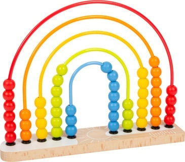 Small Foot Motorisk løkke og abacus regnbue (I-SF11965) i gruppen LEGETØJ, BØRN & BABY / Babyleg (0-3 år) / Aktivitetslegetøj hos TP E-commerce Nordic AB (C91730)