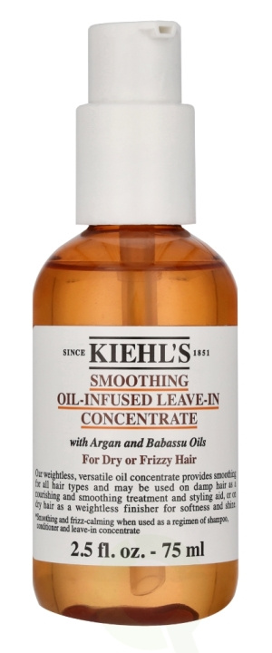 Kiehl\'s Smoothing Oil-Infused Leave-In Concentrate 75 ml i gruppen SKØNHED & HELSE / Hår og styling / Hårpleje / Balsam spray /Leave-in hos TP E-commerce Nordic AB (C91956)