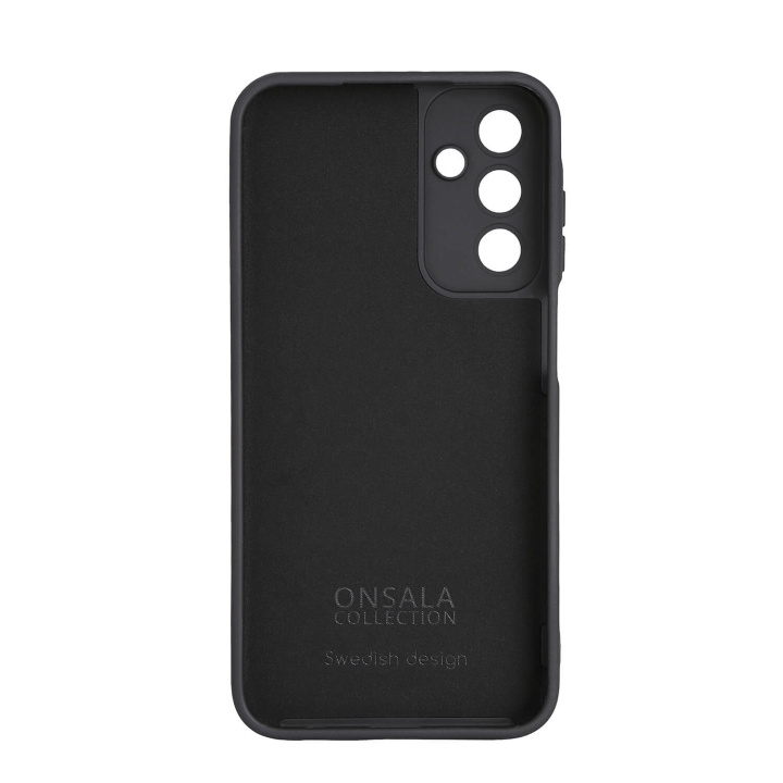 Onsala Back Silicone Touch Recycled Samsung A16 4G/A16 5G Black i gruppen SMARTPHONES & TABLETS / Mobil Beskyttelse / Samsung hos TP E-commerce Nordic AB (C92306)