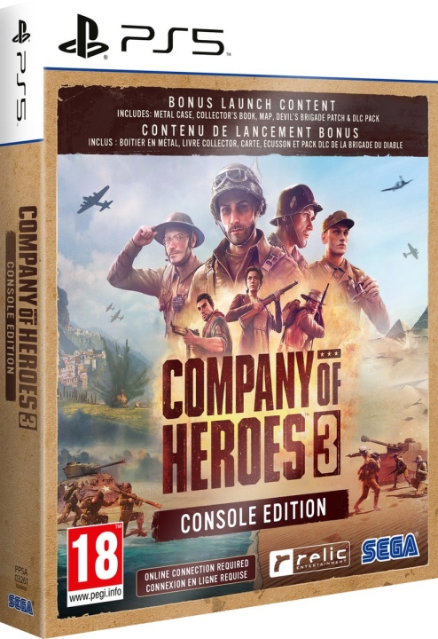 Sega Company of Heroes 3 (Steelbook Edition) i gruppen HJEMMEELEKTRONIK / Spilkonsoller og tilbehør / Sony PlayStation 5 / Spil hos TP E-commerce Nordic AB (C93180)