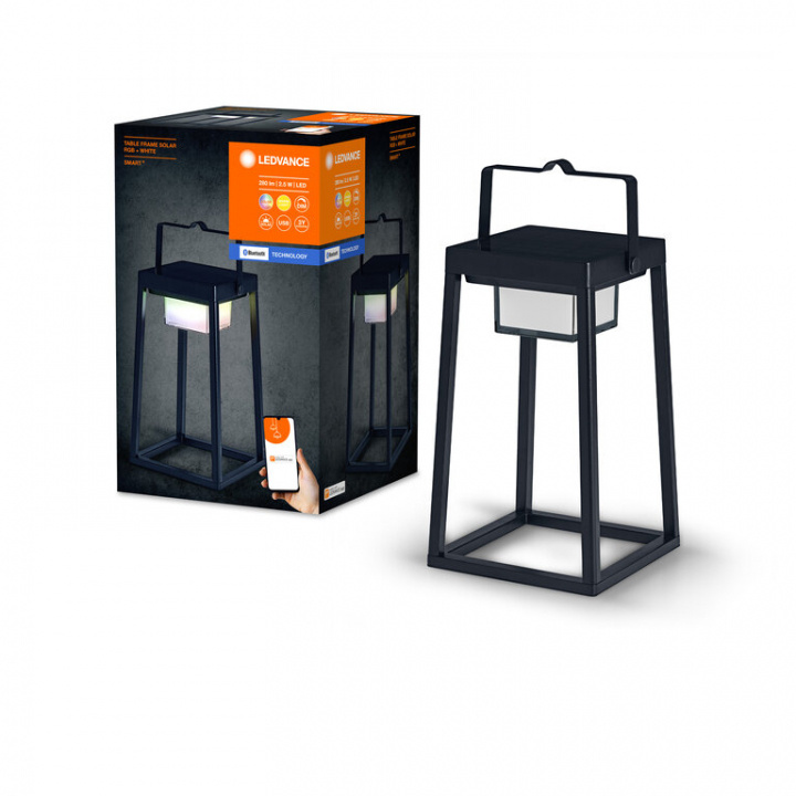 LEDVANCE SMART+ BT Bordramme Solar RGB + W i gruppen HJEM, HUS & HAVE / Elektricitet & Belysning / Udendørs belysning / Havebelysning hos TP E-commerce Nordic AB (C93235)