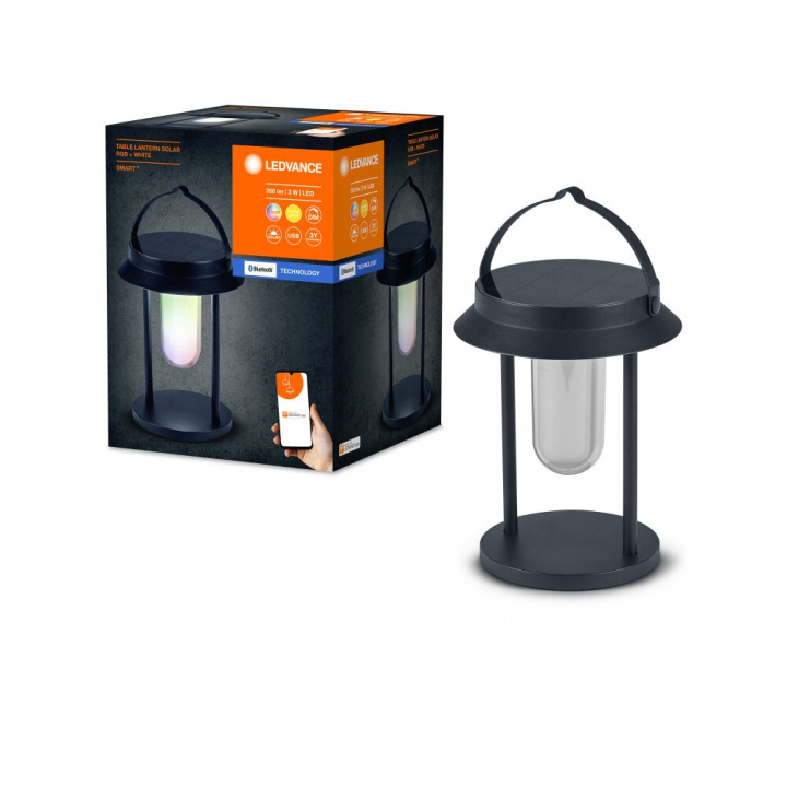 LEDVANCE SMART+ BT Bordlanterne Solar RGB + W i gruppen HJEM, HUS & HAVE / Elektricitet & Belysning / Udendørs belysning / Havebelysning hos TP E-commerce Nordic AB (C93236)