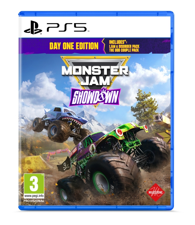 Milestone Monster Jam Showdown (Day 1 Edition) i gruppen HJEMMEELEKTRONIK / Spilkonsoller og tilbehør / Sony PlayStation 5 / Spil hos TP E-commerce Nordic AB (C93330)