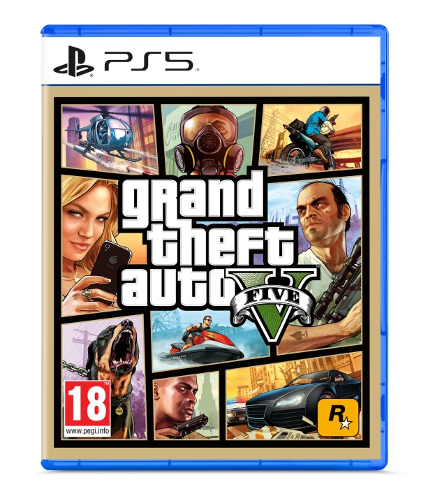 Rockstar Grand Theft Auto V (GTA 5) i gruppen HJEMMEELEKTRONIK / Spilkonsoller og tilbehør / Sony PlayStation 5 / Spil hos TP E-commerce Nordic AB (C93332)