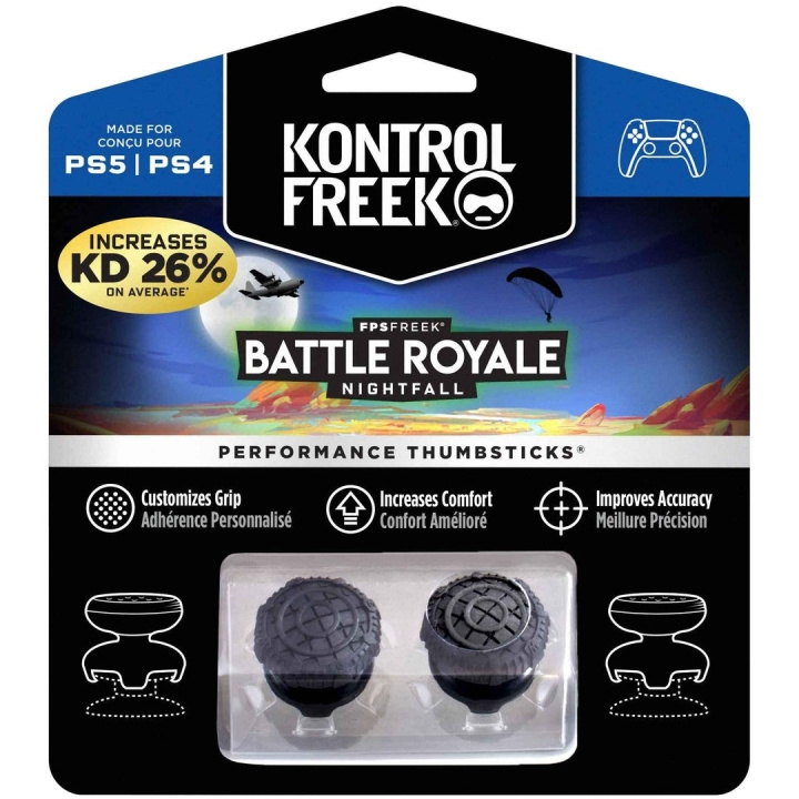 KontrolFreek FPS Freek Nightfall - PS5/PS4 (4-punkts) i gruppen HJEMMEELEKTRONIK / Spilkonsoller og tilbehør / Sony PlayStation 5 / Tilbehør hos TP E-commerce Nordic AB (C93404)