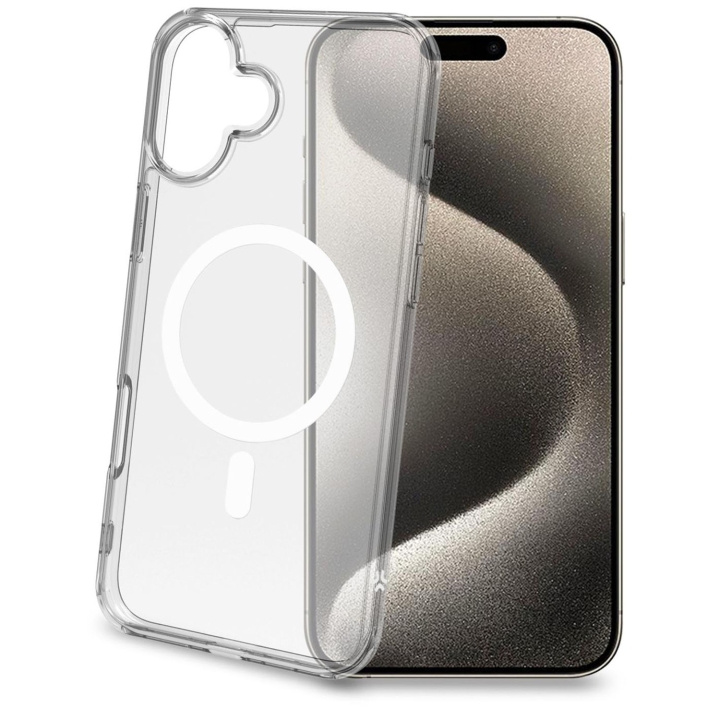 Celly Gelskinmag TPU Cover MagSafe-kompatibelt iPhone 16 Plus Transparent i gruppen SMARTPHONES & TABLETS / Mobil Beskyttelse / Apple / iPhone 16 hos TP E-commerce Nordic AB (C93503)