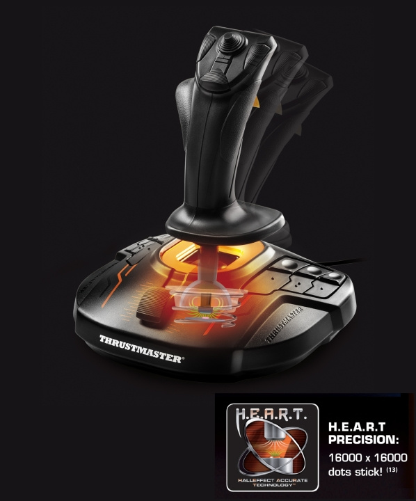 ThrustMaster T.16000M Joystick (grøn) i gruppen COMPUTERTILBEHØR / GAMING / Rat & Joysticks hos TP E-commerce Nordic AB (C93572)