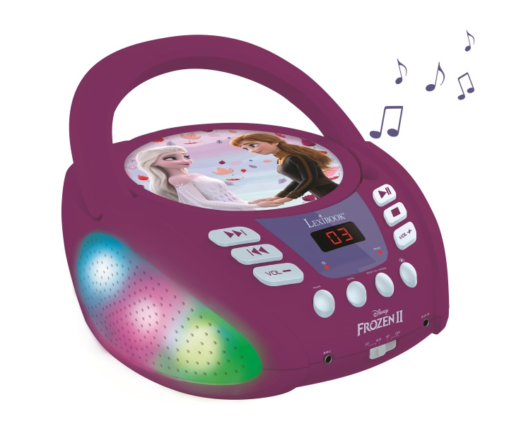 Lexibook Disney Frozen - Bluetooth-cd-afspiller (RCD109FZ) - Fyndvara i gruppen HJEMMEELEKTRONIK / Lyd & billede / Hjemmebiograf, HiFi & Bærbar / Bærbar musikafspiller / CD-afspiller hos TP E-commerce Nordic AB (C94503D)