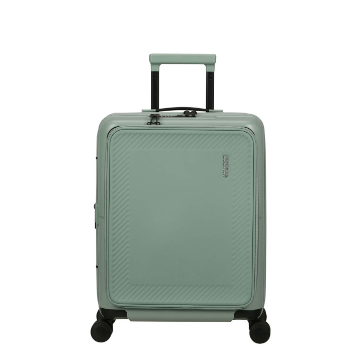American Tourister Kabinekuffert DashPop Spinner 55/23 Front Pocket Laptop Iceberg Green i gruppen SPORT, FRITID & HOBBY / Rejsetilbehør / Rejsetasker hos TP E-commerce Nordic AB (C94699)