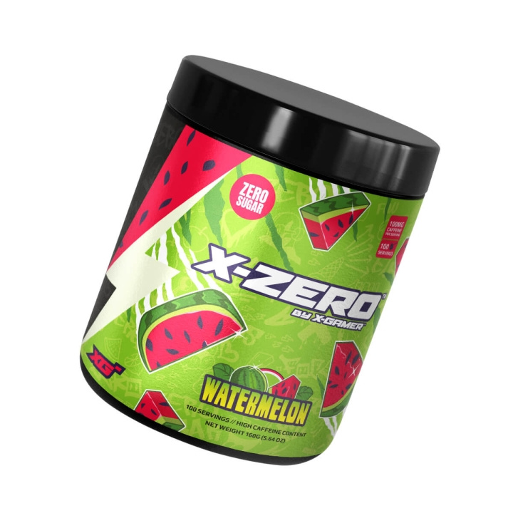 X-GAMER X-Zero 160 gram Watermelon i gruppen COMPUTERTILBEHØR / GAMING / Energidrikke for gamere hos TP E-commerce Nordic AB (C94706)