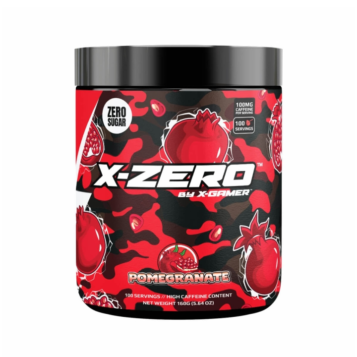 X-GAMER X-Zero 160 gram Pomegranate i gruppen COMPUTERTILBEHØR / GAMING / Energidrikke for gamere hos TP E-commerce Nordic AB (C94711)