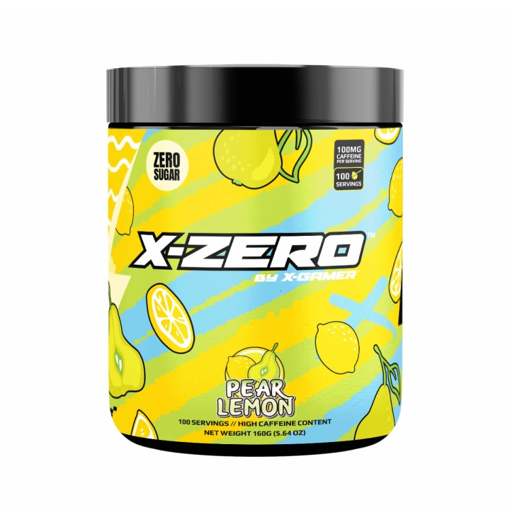 X-GAMER X-Zero 160 gram Pear Lemon i gruppen COMPUTERTILBEHØR / GAMING / Energidrikke for gamere hos TP E-commerce Nordic AB (C94713)