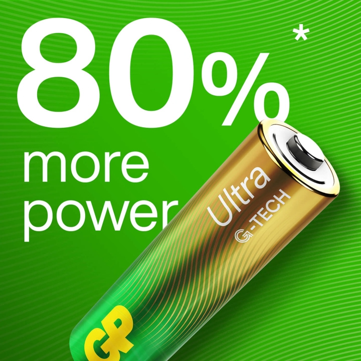 GP Batteri Ultra Alkaline AAA LR03 8-Pak i gruppen HJEMMEELEKTRONIK / Batterier og opladere / Batterier / AAA hos TP E-commerce Nordic AB (C94748)