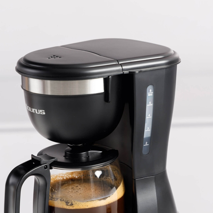 Taurus Coffee Maker Verona 6 Black i gruppen HJEM, HUS & HAVE / Husholdningsapparater / Kaffe og espresso / Kaffemaskiner hos TP E-commerce Nordic AB (C94792)