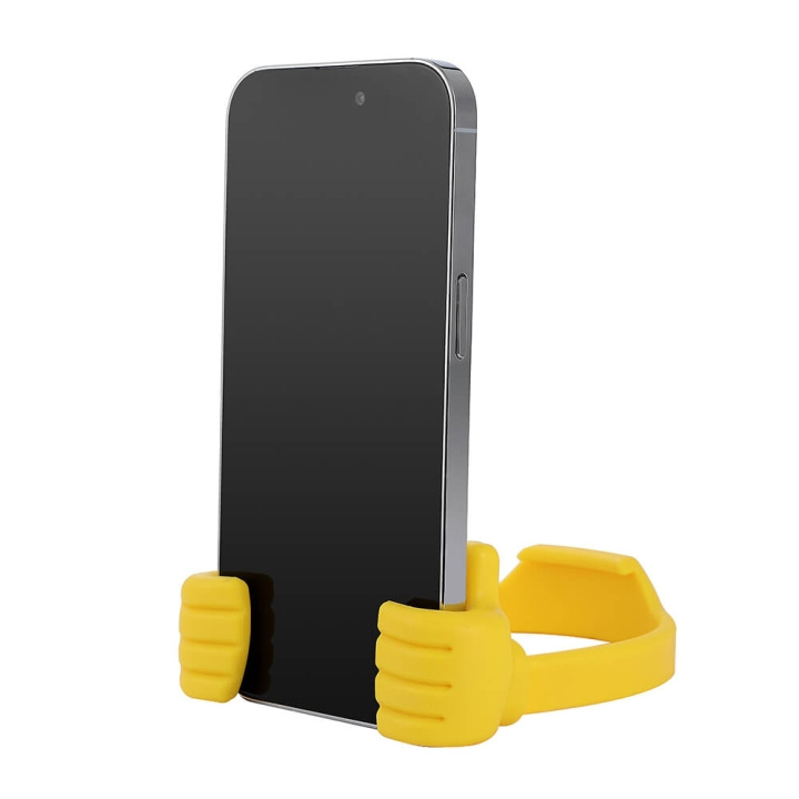 Gear Desk Holder Mobile Phone Yellow i gruppen SMARTPHONES & TABLETS / Øvrigt tilbehør / Popsockets hos TP E-commerce Nordic AB (C94811)
