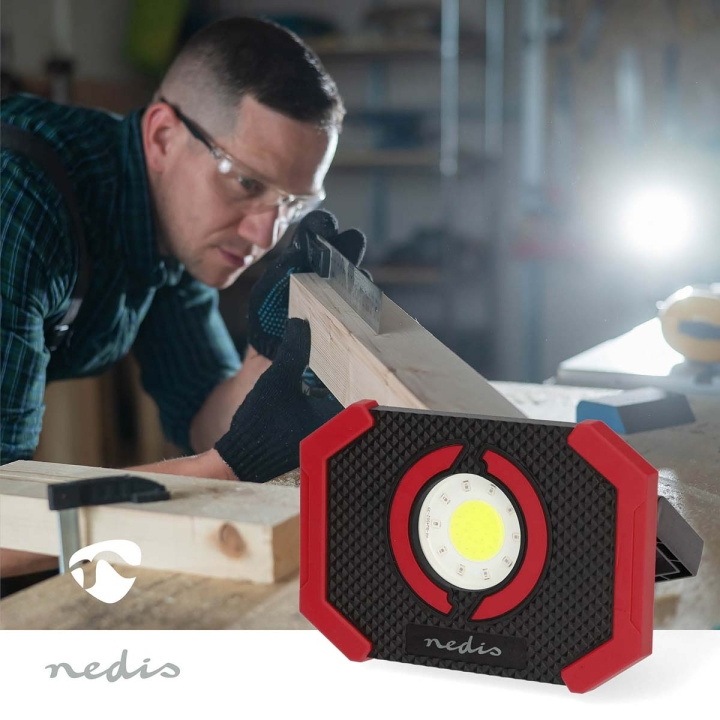 Nedis Arbejdslampe | 10 W | Batteri | 5 V DC | N/A | Opladningsbar | Lysvarighed: 10 h | 1000 lm | Lysområde: 30 m i gruppen HJEM, HUS & HAVE / Elektricitet & Belysning / Arbejdsbelysning hos TP E-commerce Nordic AB (C94838)