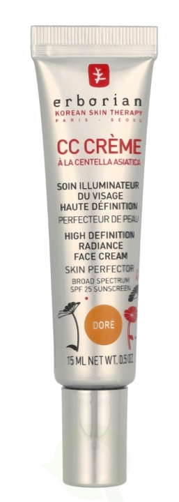Erborian CC HD Radiance Face Cream SPF25 15 ml Dore i gruppen SKØNHED & HELSE / Makeup / Makeup ansigt / CC/BB Cream hos TP E-commerce Nordic AB (C95560)