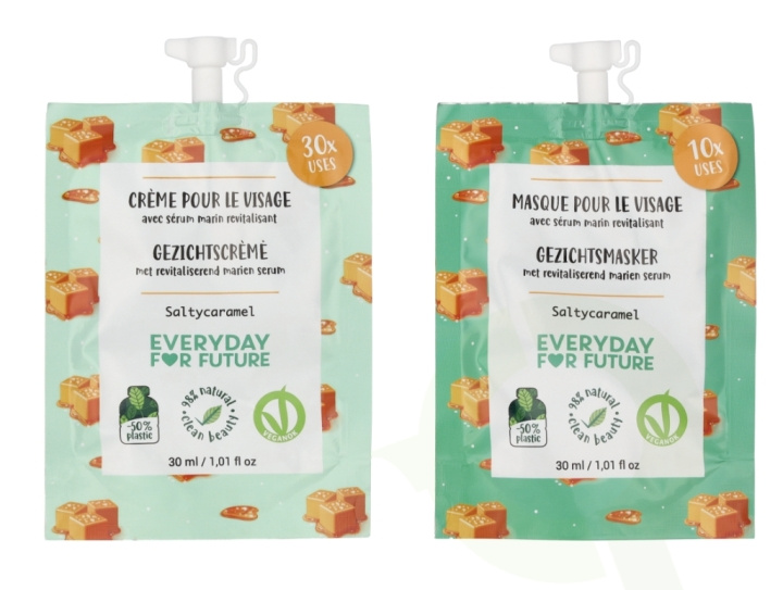 Everyday For Future Salty Caramel Set 60 ml 2x30ml i gruppen SKØNHED & HELSE / Hudpleje / Ansigt / Dagcreme hos TP E-commerce Nordic AB (C95749)