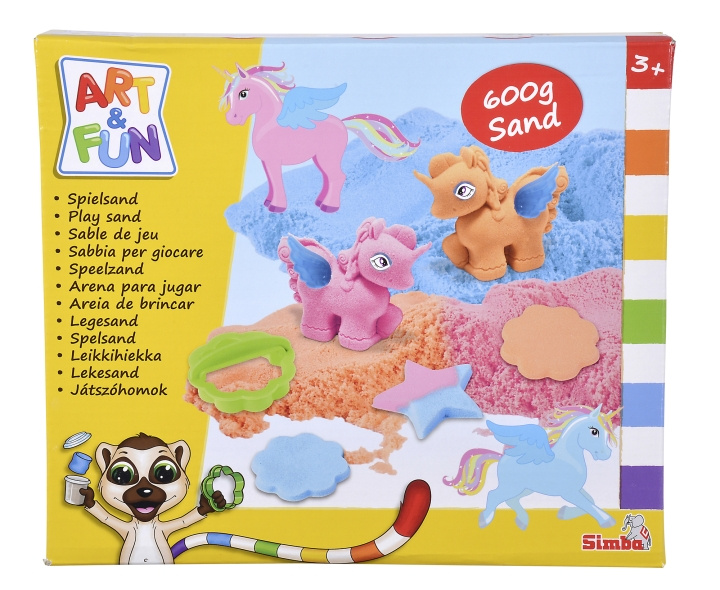 Art&Fun Playsand-sæt Enhjørning (106344622) i gruppen LEGETØJ, BØRN & BABY / Legetøj / Lege ler, lege sand og tilbehør hos TP E-commerce Nordic AB (C97499)