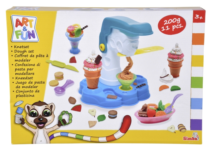 Art&Fun Dough Set Ice Cream Station (106324619) i gruppen LEGETØJ, BØRN & BABY / Legetøj / Lege ler, lege sand og tilbehør hos TP E-commerce Nordic AB (C97500)
